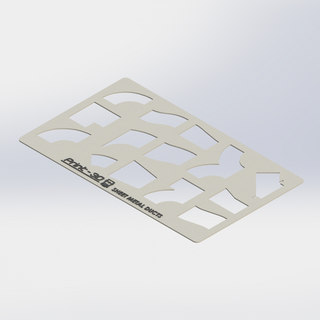 sheet metal duct work - drawing template hvac air conditioning ventilation 3d printing digital model stl stencil guide pattern shapes 3d print model - Mito3D