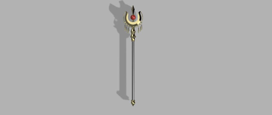 sheherezade personnel cosplay mages baculo sceptre 3d print model - Mito3D