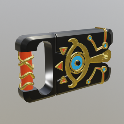 sheikah zelda 3d model decoration video game artifact collector cosplayer printing detailed iconic design bookshelf 3d print model - Mito3D