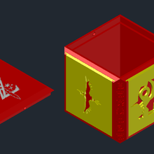 sheikah box 3d print model - Mito3D