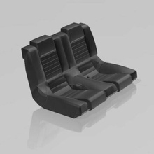 shelby gt 500 inspired bucket rear seat 1 24 & 25 scale car modelling 1:24 1:25 seats 3d print model - Mito3D