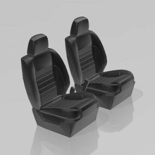 shelby gt 500 inspired bucket seats 1 24 & 25 scale car modelling 1:24 1:25 seat 3d print model - Mito3D