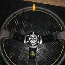 Shelby direccion rueda emblema Simulación carreras coche vehiculo volantes juegos 3d print model - Mito3D