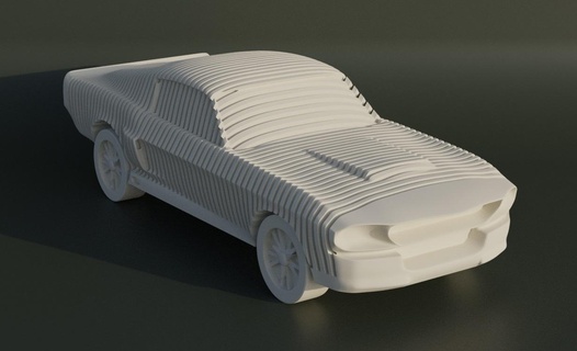 shelbygt500car kesmek araba dekoratif farklı model 3d Yazdır Shelby araç Ford mustang spor yarış gt500 tekerlek kesme arabası dekor gt Sanat heykeller 3d print model - Mito3D