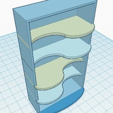 estante 2 escritório organização casa 3d print model - Mito3D