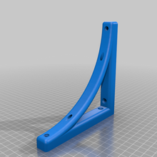 shelf bracket support shelves decor 3d print model - Mito3D