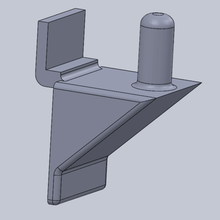 shelf bracket home support cupboard plastic teton 3d print model - Mito3D