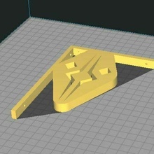 étagère support Ahsoka pivot espace rangement mur soutien étoile guerres rébellion 3d print model - Mito3D