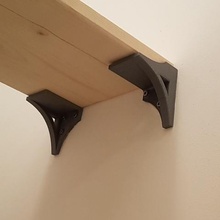 shelf brackets removable shelves home holder mounting bracket support organization 3d print model - Mito3D