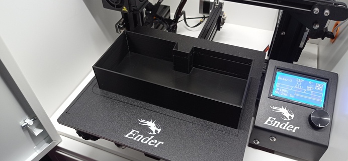 estante cajón ikea oficina 3d print model - Mito3D
