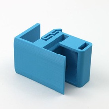 prateleira montado titular da escova de dentes a casa caso undershelf 3d print model - Mito3D