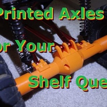 shelf queen axles crawler game axial scx10 rc4wd redcat gen 8 traxxas trx4 trx-4 vehicles 3d print model - Mito3D