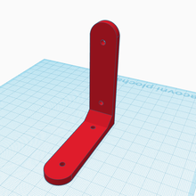 mensola supporto titolare 3d print model - Mito3D