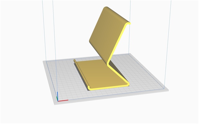 mensola supporto posizioni facile tavoletta ipad base in piedi 3d print model - Mito3D