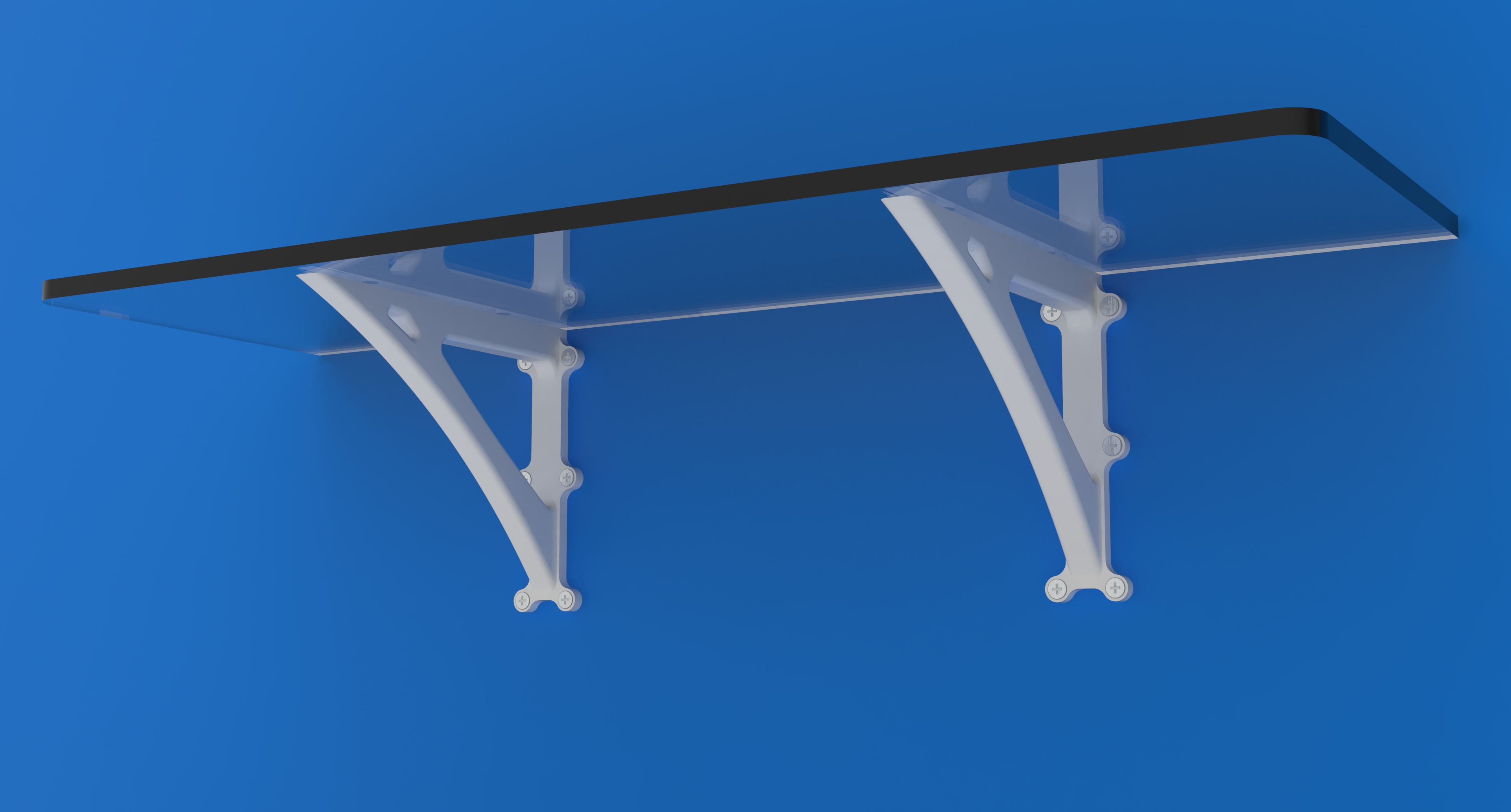 shelf supports support 3D print model - Mito3D