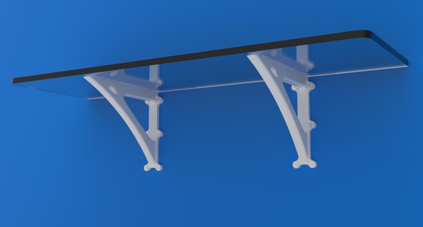 shelf supports support 3d print model - Mito3D