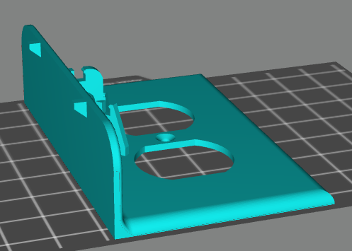Shelfie 2 runden horizontal Modell Auslauf Startseite Mantel aufladen Kabel Manager Gerät Halter Unterstützung 3D print model - Mito3D