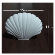 shell candle art holder silicon mold 3d print model - Mito3D
