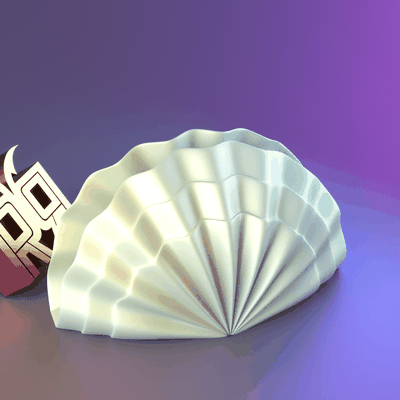 coquille bougie gros perle perles moule stl l'amour décor accueil maison décoration mignonne minimal 3d print model - Mito3D