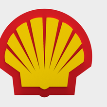 shell logos 1 & 2 logo emblem icon avatar symbol bp fuel petrol company oil 3d print model - Mito3D