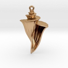 pendentif en coquillage bijoux retombants shell 3d print model - Mito3D