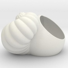 shell-Pflanzer home Pflanzer Blumentopf shell 3d print model - Mito3D