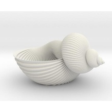 shell-Pflanzer home conch Blumentopf Pflanzer shell 3d print model - Mito3D
