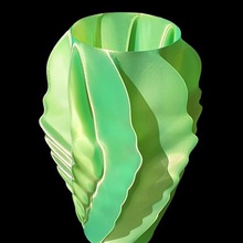 shell vase home art new pot 3d print model - Mito3D