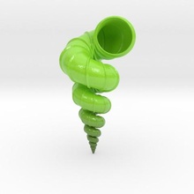 shell Kunst 3d print model - Mito3D