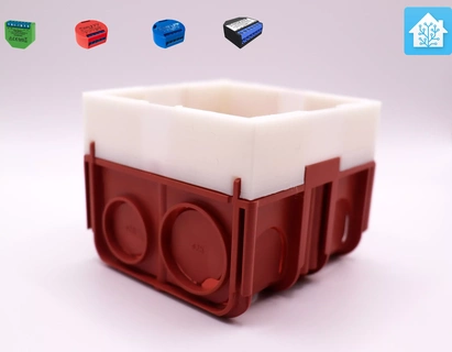 shelly legrand elettrico scatola espansione estensione inteligente presa interruttore 3d print model - Mito3D