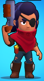 shelly bandita shelly brawl star supercell weapons bandit brawler figures  3d print model - Mito3D