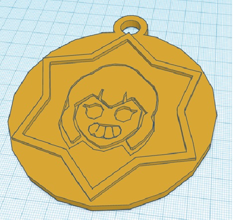 shelly maestría Insignia alborotador pelearse estrella supercélula trofeo juego consola controlar 3D print model - Mito3D