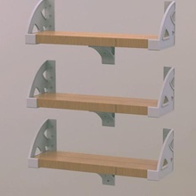 prateleiras de diy brackets architecture modern indoor shelvingbrackets bookshelf wood 3dprinting decor home shelvingdiy 3d print model - Mito3D