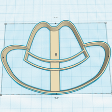 sheriff hat cookie cutter home dise o galletas horno cocina cortante cortantes sombrero 3d print model - Mito3D