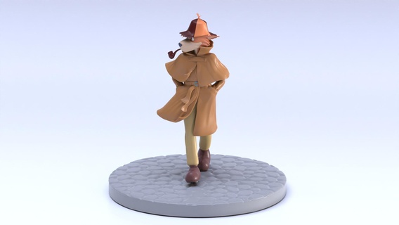 Sherlock sabueso 3d print model - Mito3D