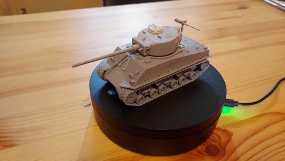 Sherman m4a3e8 1 56 28mm wwii amerikanisch USA Panzer Bolzen Aktion Miniatur Arvernes einfach 3d print model - Mito3D