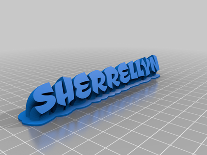 sherrellyn customized office 3d print model - Mito3D