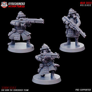 shi gun tai shredder team scifi shiguntai death korps guard 3d print model - Mito3D