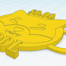 Shiba inu Penny Münze Schlüsselbund Mode Dogen Krypto Kryptowährung 3d print model - Mito3D
