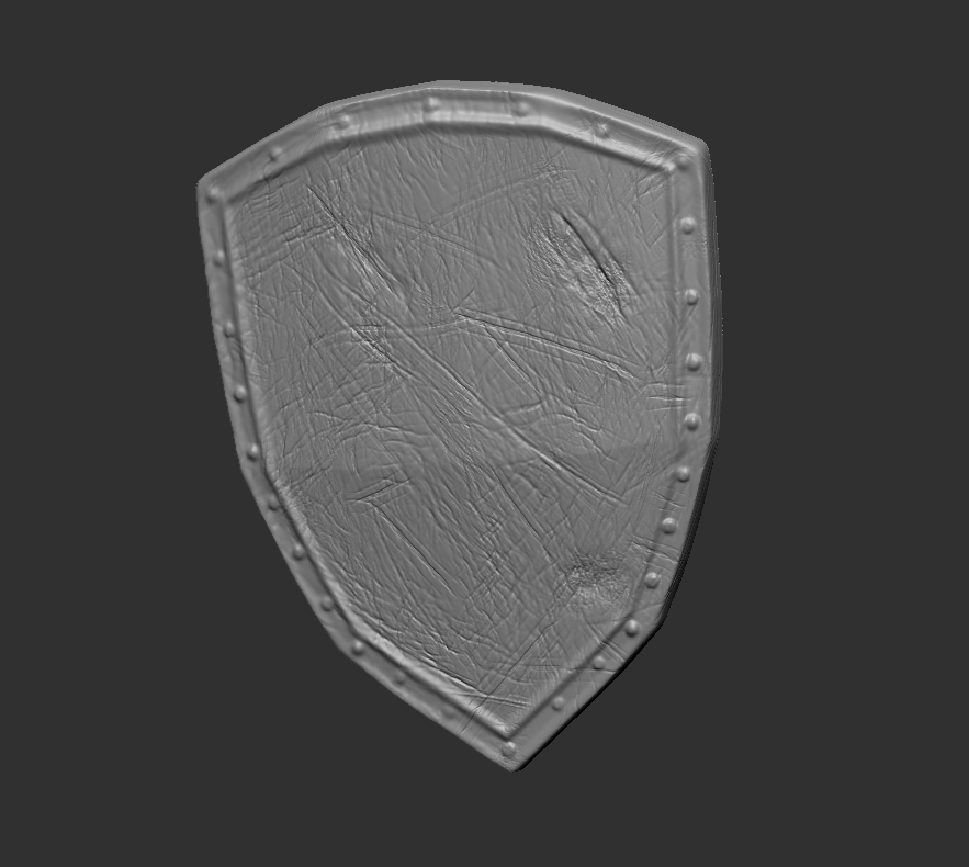 shield - medieval fantasy history 3D print model - Mito3D