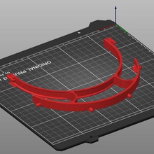 shield gb model c stackable tool fast comfortable comfort resistant covid-19 covid19 covid facemask faceshield 3d print model - Mito3D