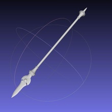 shield hero spear art 3d-printing assembly replica cosplay costume weapon anime fantasy shield-hero spear-hero 3d print model - Mito3D