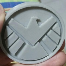 shield gadget logo marvel 3d print model - Mito3D