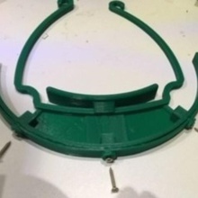 escudos+-+ bodacious robo malha viseira ferramenta escudos+-+solidarvisor fechado topo sem elástico 3d print model - Mito3D