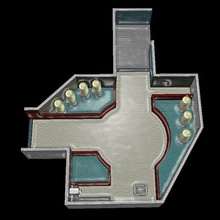 shields - among us map art cell 3d print model - Mito3D