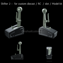 shifter 2 - custom diecast rc slot model kit transmission tamiya revell amt 1 24 25 hot rod 3d print model - Mito3D