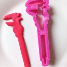 Verschiebung Schlüssel Plätzchen Lehm Cutter Werkzeug Geburtstag Fondant Cupcake Topper Zucker Tintenfisch 3d print model - Mito3D