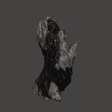 shih tzu perro mascota figura Arte animal 3d print model - Mito3D