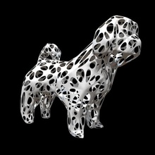 2 shih tzu rakam sanat köpek oyuncak heykel Minyatürler tasarım iç heykelcik dekor hayvan <url> kolye lowpoly takı baskı hediye şekil shihtzu shih-tzu 3d print model - Mito3D
