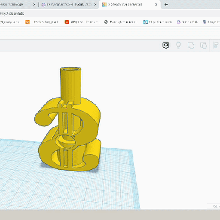 Shihsha dolar Mundstück Shisha Mundstücke Bong Huka anpassbar 3d print model - Mito3D